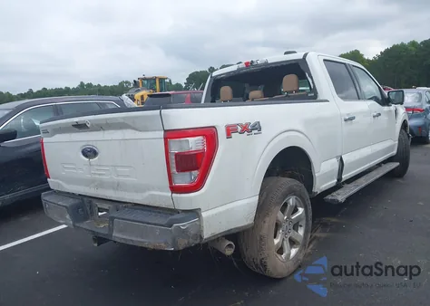 2021 Ford F-150 Lariat z USA, uszkodzony, nr VIN 1FTFW1E54MFB55690